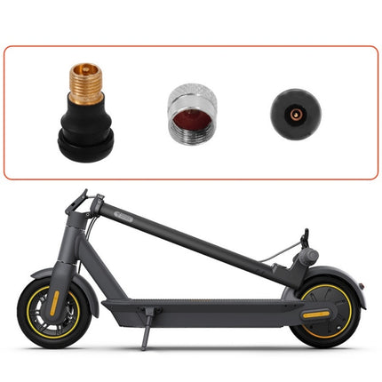 For Ninebot MAX G30 2pcs Scooter Tires Vacuum Nozzle(Black)-garmade.com