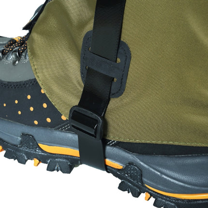LUCKSTONE Unisex Waterproof Gaiters Cycling Legwarmers Leg Cover Camping Hiking Ski Boot(Camouflage+Army Green)-garmade.com