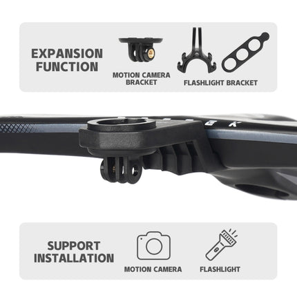 TOSEEK TR5500 Integrated Bending Handlebar Carbon Fiber Bike Grips, Size: 36x7cm-garmade.com