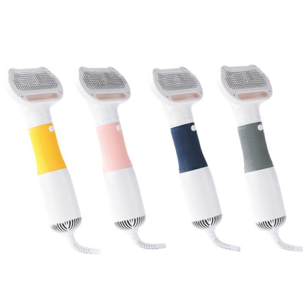 3 in 1 600W Pet Electric High Wind Hair Removal Blowing Combs, Specification: US Plug 110V(Gray)-garmade.com