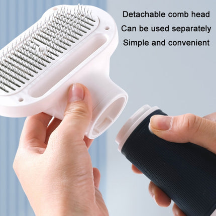 3 in 1 600W Pet Electric High Wind Hair Removal Blowing Combs, Specification: US Plug 110V(Navy)-garmade.com