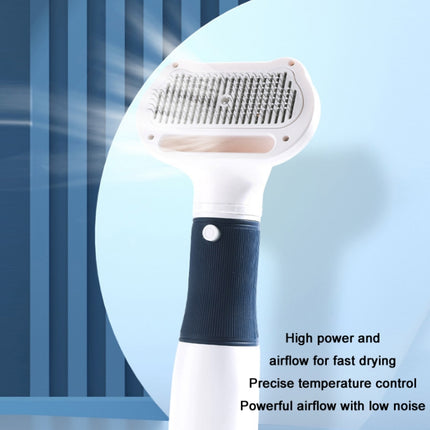 3 in 1 600W Pet Electric High Wind Hair Removal Blowing Combs, Specification: US Plug 110V(Gray)-garmade.com