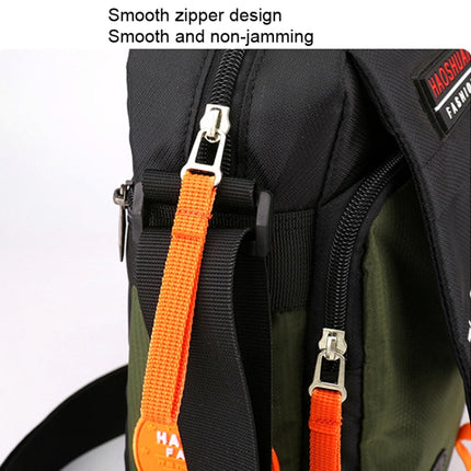 HAOSHUAI 206 Men Crossbody Bag Sports Casual Shoulder Bag(Dark Blue)-garmade.com