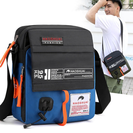 HAOSHUAI 206 Men Crossbody Bag Sports Casual Shoulder Bag(Grey)-garmade.com