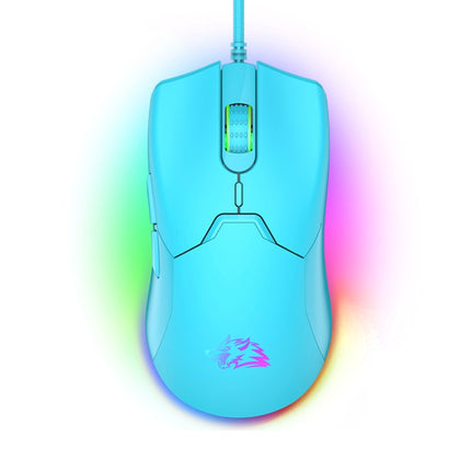 ZIYOU LANG M6 7 Keys 7200DPI Macro Programming Game RGB Backlight Mouse, Cable Length:1.5m(Blue)-garmade.com