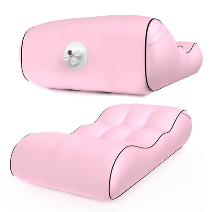 1832B Outdoor Portable One-Touch Automatic Inflatable Sofa Foldable Seat(Pink)-garmade.com