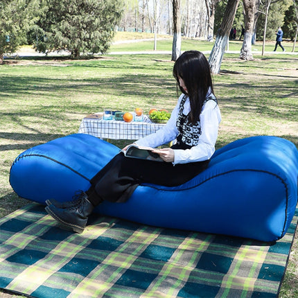 1832B Outdoor Portable One-Touch Automatic Inflatable Sofa Foldable Seat(Rose Red)-garmade.com