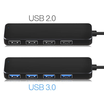 AB3-L42 4 Ports Concentrator High Speed HUB 5G Extension Dock USB2.0 HUB Length: 25cm-garmade.com