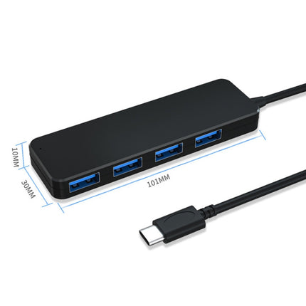 AC3-L43 Type-c/USB-c USB2.0 120cm 4 Ports Expansion Dock Notebook High Speed HUB-garmade.com