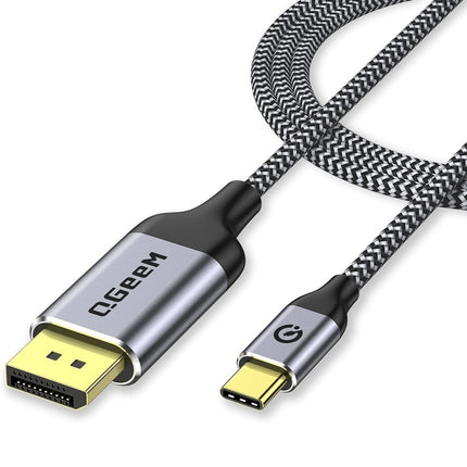 QGeeM QG-UA13 Type-C To DP 4K 60Hz Nylon Braided Adapter Cable, Length: 1.2m-garmade.com