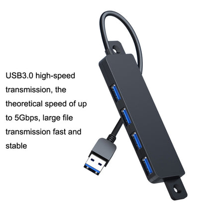 HS080-R USB3.0 30cm 4 Ports Collection High Speed HUB Extensors-garmade.com