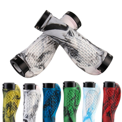 MZYRH 1pair Mountain Bike Bicycle Handlebar Grips Protective Covers(Black and Red)-garmade.com