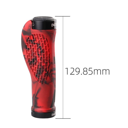MZYRH 1pair Mountain Bike Bicycle Handlebar Grips Protective Covers(Black and Red)-garmade.com