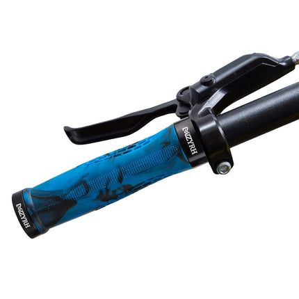 MZYRH 1pair Mountain Bike Bicycle Handlebar Grips Protective Covers(Black Blue)-garmade.com