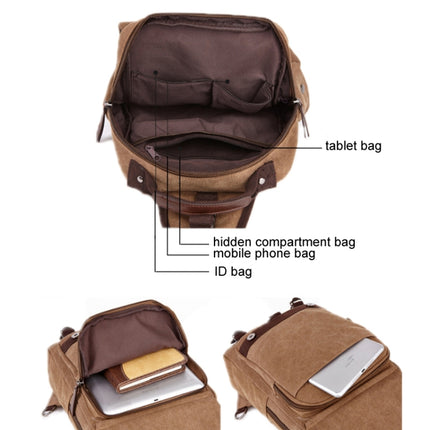 Outdoor Travel Messenger Canvas Chest Bag, Color: Khaki-garmade.com