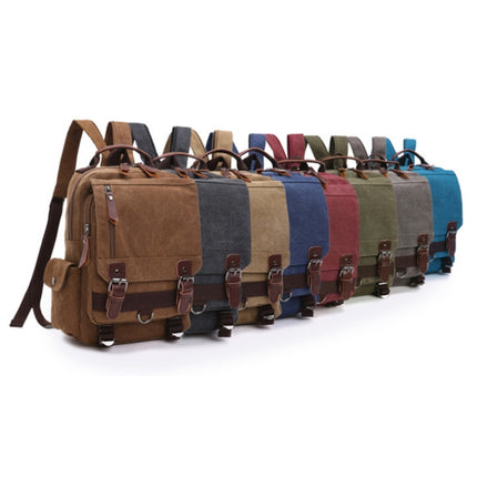 Outdoor Travel Messenger Canvas Chest Bag, Color: Dark Blue Backpack-garmade.com