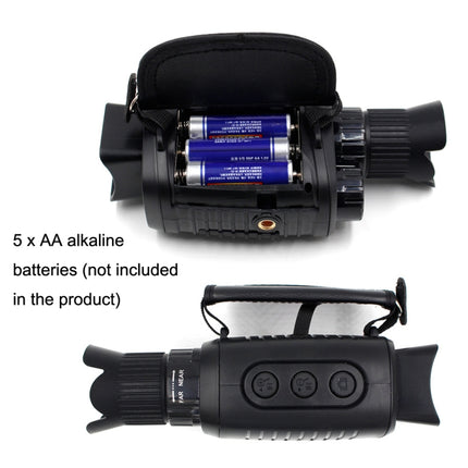 Video Pictures 5X HD 1080P Digital Night Visual Instrument Infrared Single Tube Binoculars+32G Memory-garmade.com