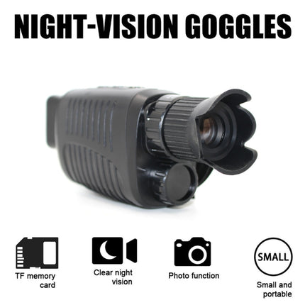 Video Pictures 5X HD 1080P Digital Night Visual Instrument Infrared Single Tube Binoculars+16G Memory+4 in 1 Reader-garmade.com