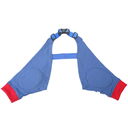 Pet Knee Pads Breathable Dog Elbow Brace Front Leg Brace, Size: M(Blue Red)-garmade.com