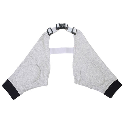 Pet Knee Pads Breathable Dog Elbow Brace Front Leg Brace, Size: L(Gray Black)-garmade.com