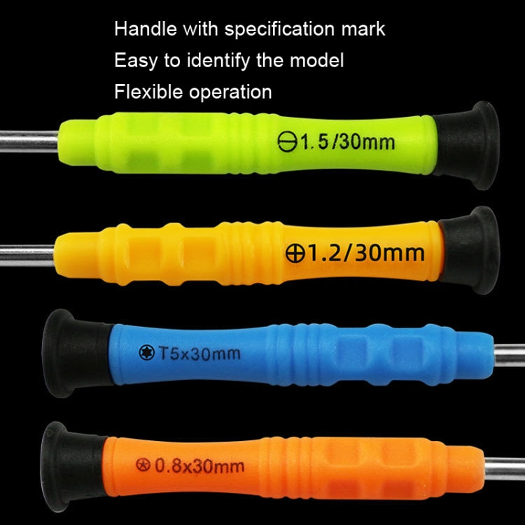 20pcs Mini Screwdriver Anti-Slip Mobile Phone Disassembly Maintenance Tools, Series: T6-garmade.com