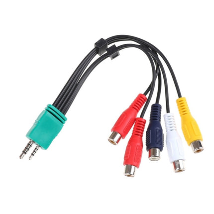 for Samsung 3.5+2.5 to 5RCA Double-head LCD TV AV Cable Component Signal Cable-garmade.com