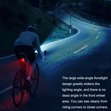 Bicycle Light USB Charging Outdoor LED Riding Lamp Set, Style: Front Light-garmade.com