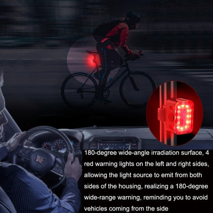 Bicycle Light USB Charging Outdoor LED Riding Lamp Set, Style: Tail Light-garmade.com