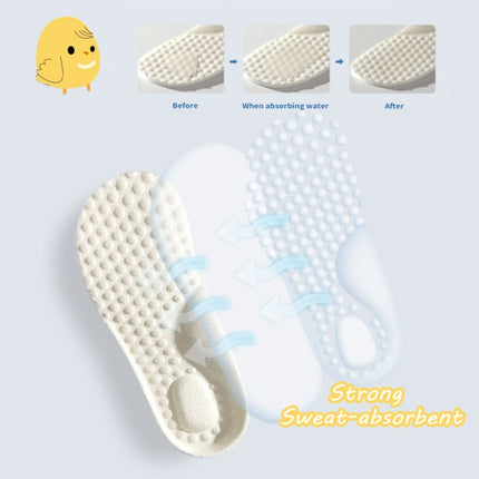 6pairs Children Foam Insoles Soft Breathable Cuttable Sports Insoles Basic Model(20-21)-garmade.com