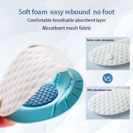 6pairs Children Foam Insoles Soft Breathable Cuttable Sports Insoles Upgrade(24-25)-garmade.com