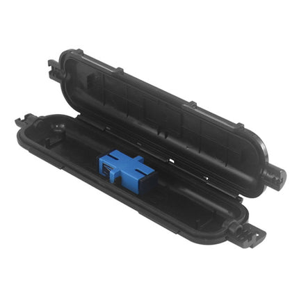 P-1101-5 5pcs SC Type Optical Fiber Waterproof Protective Box Leather Light Cable Continuation Box-garmade.com