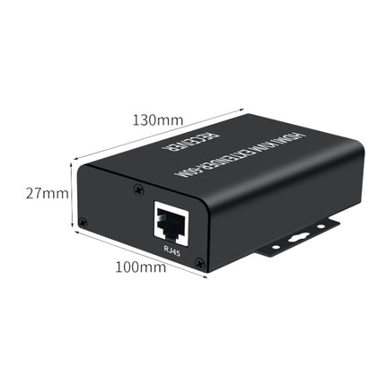 BW-HKE60A HDMI 60m KVM With USB Extender Support POE Single-End Power Supply With US Plug(Black)-garmade.com