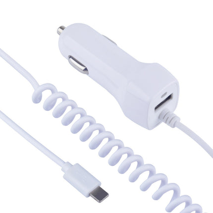 522AL Fast Charging With Cable Car Charging, Output Interface: 8 Pin (White)-garmade.com