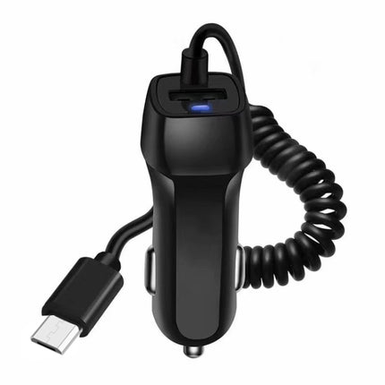522AL Fast Charging With Cable Car Charging, Output Interface: Micro USB (Black)-garmade.com