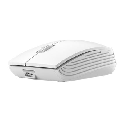 811 3 Keys Laptop Mini Wireless Mouse Portable Optical Mouse, Spec: Charging Version (White)-garmade.com