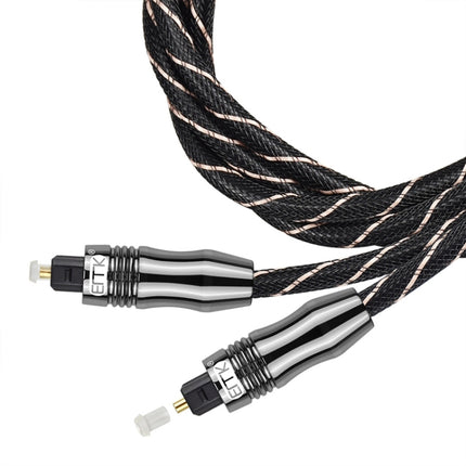EMK QH/A6.0 Digital Optical Fiber Audio Cable Amplifier Audio Line, Length 2m(Black)-garmade.com