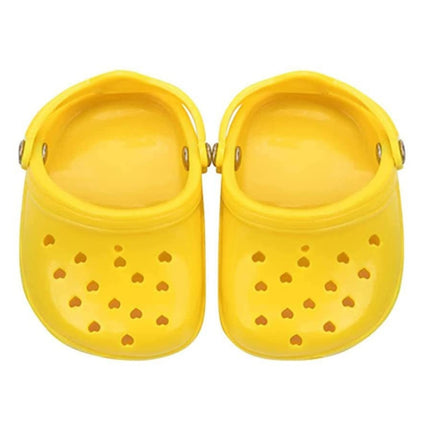 PETS119 2pcs Pet Cave Shoes Dog Slippers Beach Shoes(Yellow)-garmade.com