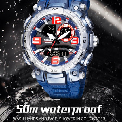 SMAEL 1921 Outdoor Sports Waterproof Men Luminous Time Watch Electronic Watch(Black Gold)-garmade.com