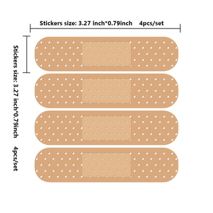 5sets Laptop Car Scratch Repair Band-Aid PVC Sticker(4pcs/set)-garmade.com