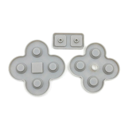 For Nintendo Dual Screen Lite 6sets Conductive Rubber Pad Soft Silicone Adhesive Key Button Pads-garmade.com
