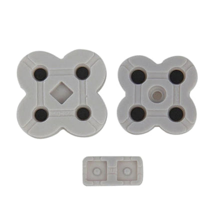 For Nintendo Dual Screen Lite 6sets Conductive Rubber Pad Soft Silicone Adhesive Key Button Pads-garmade.com