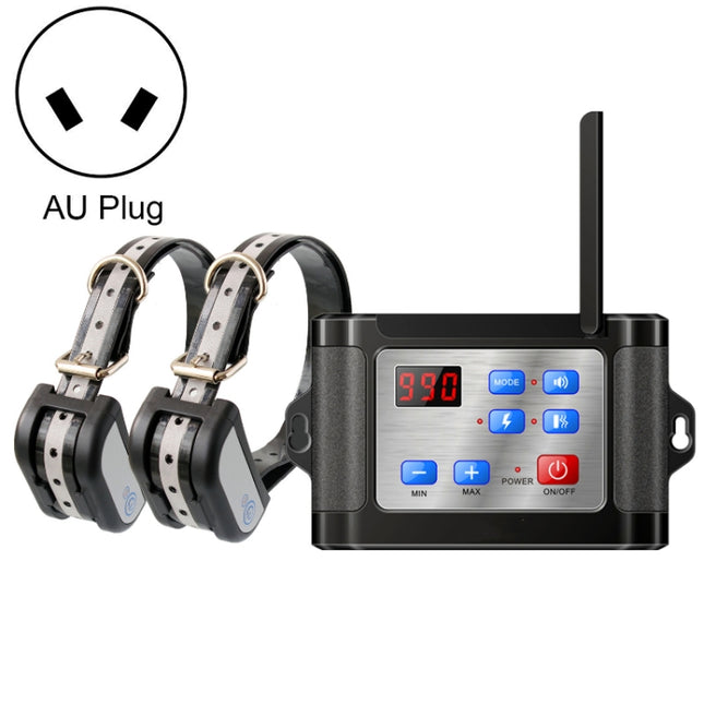 Outdoor Wireless Electronic Pet Fence Night Reflective Collar, Specification: One for Two(AU Plug)-garmade.com