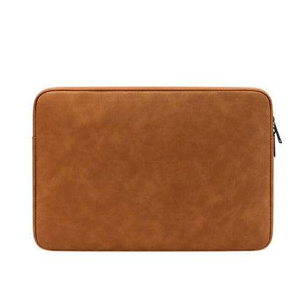 ND12 Lambskin Laptop Lightweight Waterproof Sleeve Bag, Size: 13.3 inches(Yellow)-garmade.com