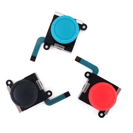 For Nintendo Switch 2pcs Game Console 3D Left Right Interoperability Rocker Remote Sensing Joystick(Red)-garmade.com