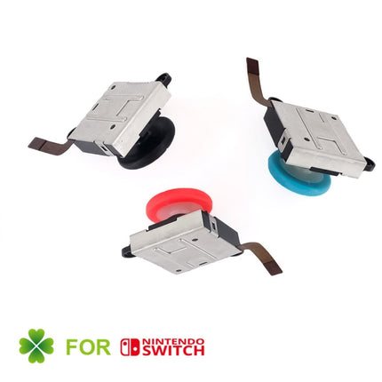For Nintendo Switch 2pcs Game Console 3D Left Right Interoperability Rocker Remote Sensing Joystick(Red)-garmade.com