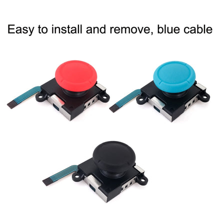 For Nintendo Switch 2pcs Game Console 3D Left Right Interoperability Rocker Remote Sensing Joystick(Blue)-garmade.com