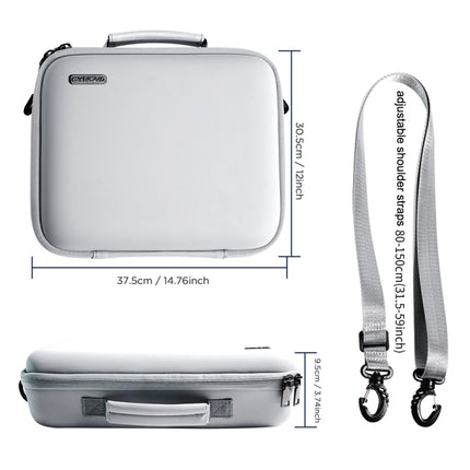 For DJI Avata CYNOVA C-ACC-001 Portable Lightweight Shoulder Handed Waterproof Storage Bag(Gray Orange)-garmade.com
