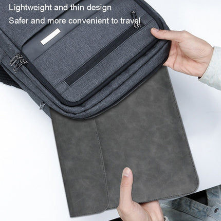 A20 Laptop Bag Magnetic Suction Slim Tablet Case Inner Bag, Size: 15.4/16 inch(Yellow Brown)-garmade.com