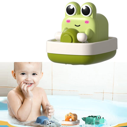 BY-05 Summer Children Play Water Chain Clockwork Toys Baby Bath Bathroom Toys, Style: Frog-garmade.com