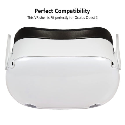 For Oculus Quest 2 VR Front Cover Protective Face Shell(Transparent)-garmade.com